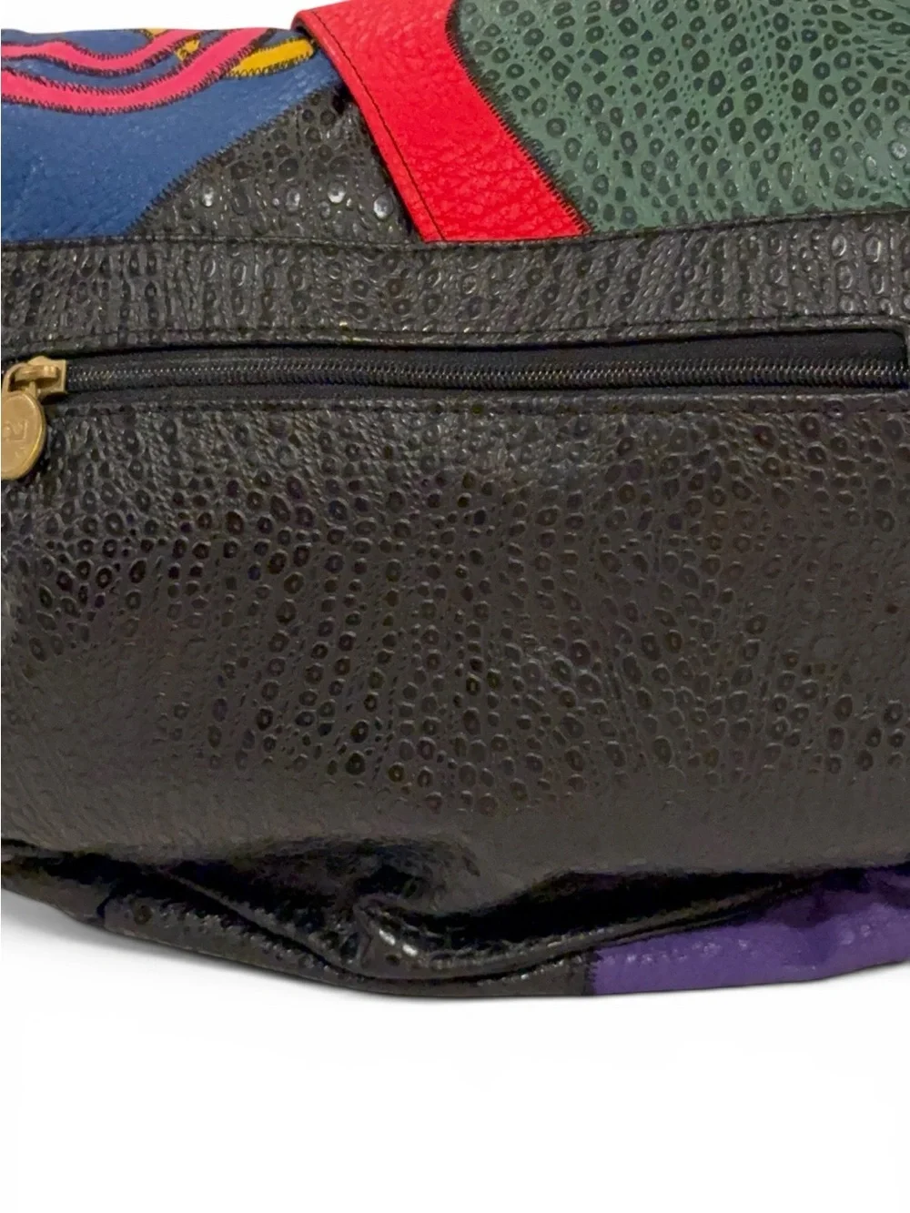 Vintage Unmistakable 80s NAS BAG Shoulder Bag/Crossbody Bag Patchwork Multicolor